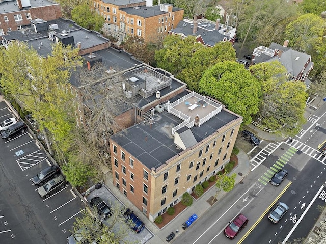 4 Fairbanks Unit 2, Brookline, MA 02446 - birds eye view of property