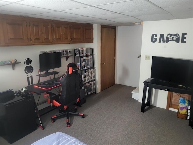 10 Nova Unit B, Pepperell, MA 01463 - office featuring carpet floors and a drop ceiling