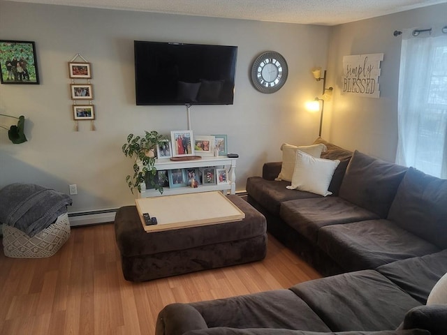 10 Nova Unit B, Pepperell, MA 01463 - living room with baseboard heating and wood finished floors