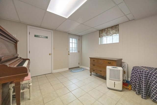 10 Victoria Cir, Norwood, MA 02062 - entrance foyer with a paneled ceiling and light tile patterned floors