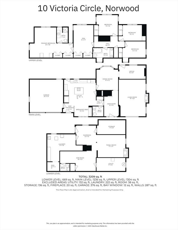 10 Victoria Cir, Norwood, MA 02062 - view of room layout