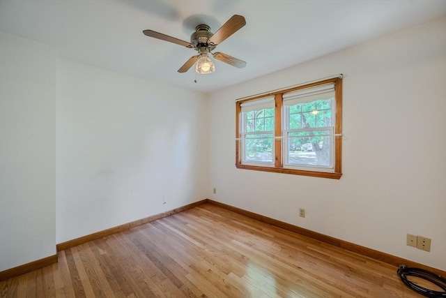 10 Primrose Rd, Billerica, MA 01821 - spare room featuring light wood-type flooring and ceiling fan