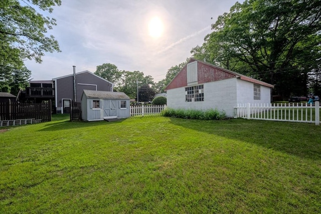 10 Primrose Rd, Billerica, MA 01821 - fenced backyard with a storage unit