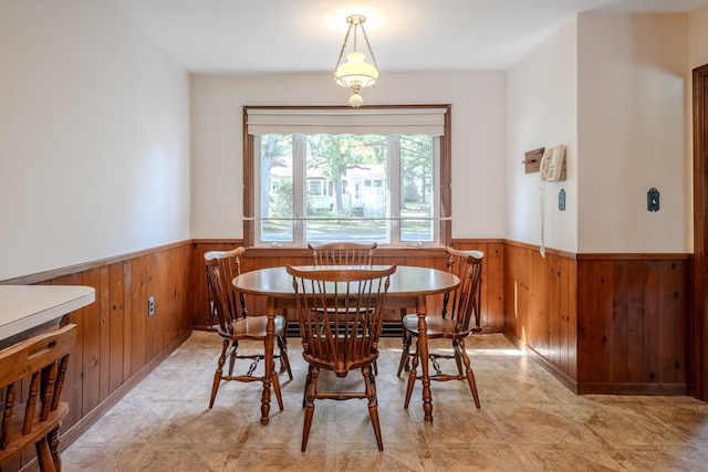 10 Primrose Rd, Billerica, MA 01821 - dining room with wainscoting and wooden walls