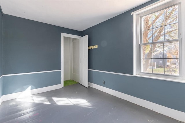 490 Plymouth, Bridgewater, MA 02324 - unfurnished room featuring healthy amount of natural light and concrete flooring