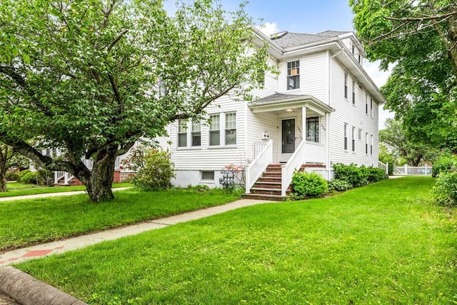 159 White St Unit 159, Belmont, MA 02478 - view of front facade with a front yard