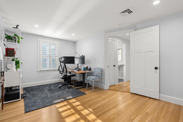 173 Liberty St, Braintree, MA 02184 - office with wood finished floors and recessed lighting