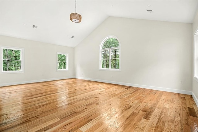 12 Martin St, Carlisle, MA 01741 - spare room with light wood finished floors and vaulted ceiling