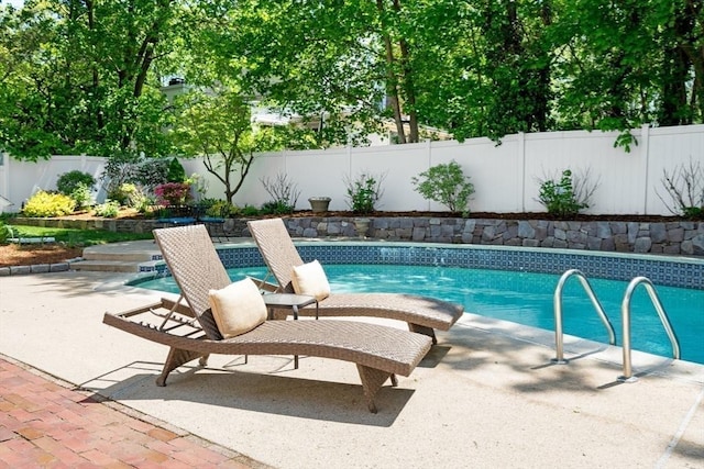 16 Bailey Ln, Dedham, MA 02026 - view of pool with a fenced backyard and a patio