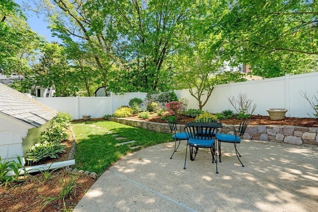 16 Bailey Ln, Dedham, MA 02026 - view of patio / terrace featuring outdoor dining space