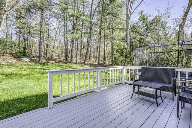 56 Ireta Rd, Shrewsbury, MA 01545 - deck with a yard