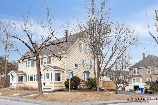 view of front of home