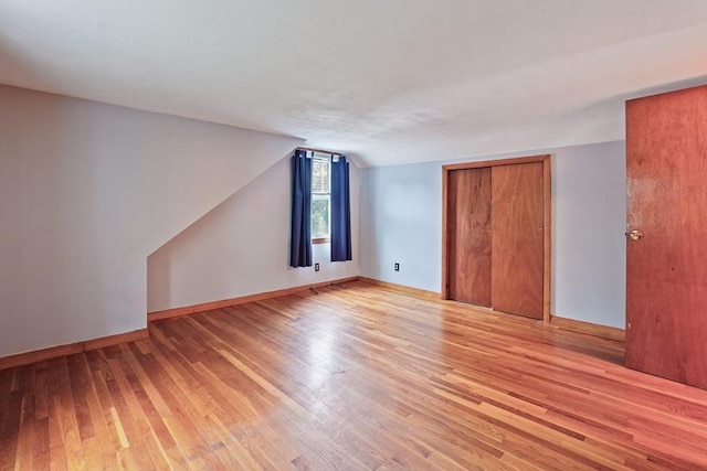 20 Amherst St, Grafton, MA 01536 - bonus room featuring light wood-style floors, lofted ceiling, and baseboards