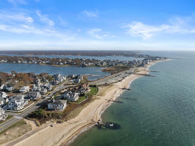 200 Grand Ave, Falmouth, MA 02540 - birds eye view of property with a residential view, a beach view, and a water view