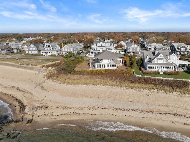 200 Grand Ave, Falmouth, MA 02540 - birds eye view of property featuring a residential view, a beach view, and a water view
