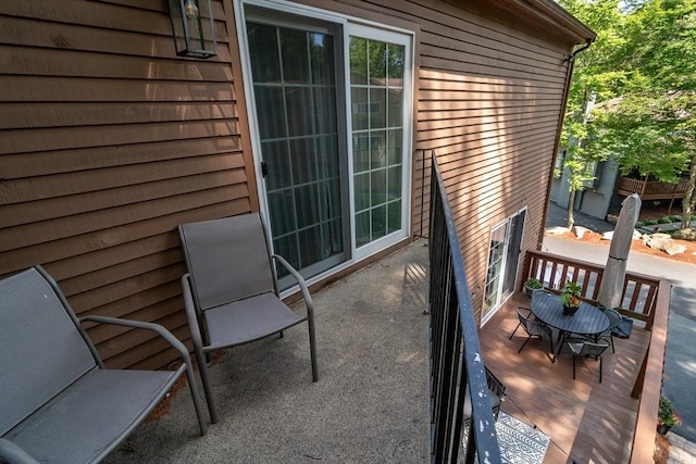 3 Treasure Way Unit 3, Ashland, MA 01721 - view of wooden balcony with a wooden deck and outdoor dining area