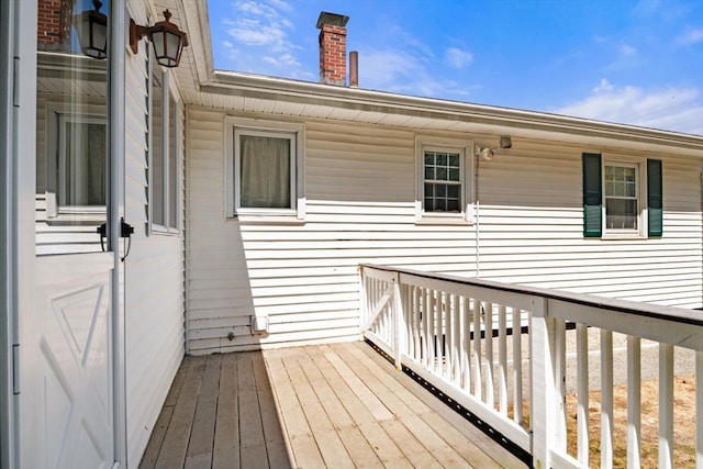 view of deck