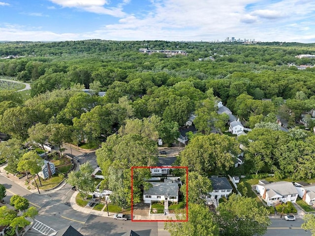 359 Corey St, Boston, MA 02132 - view of property location with a forest and property boundaries highlighted