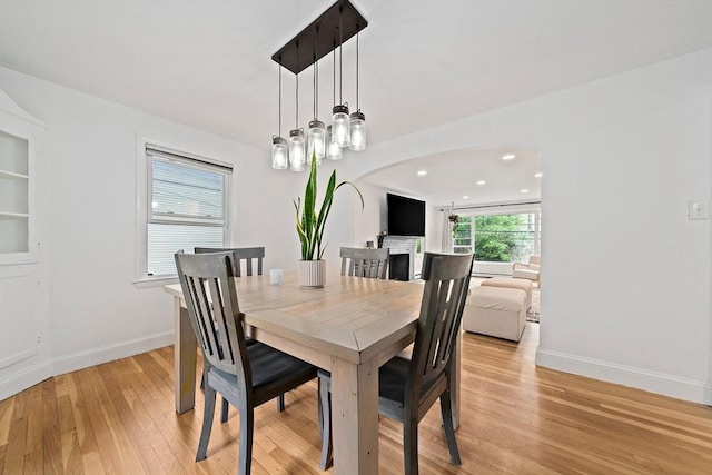 359 Corey St, Boston, MA 02132 - dining room featuring light wood-style floors and baseboards