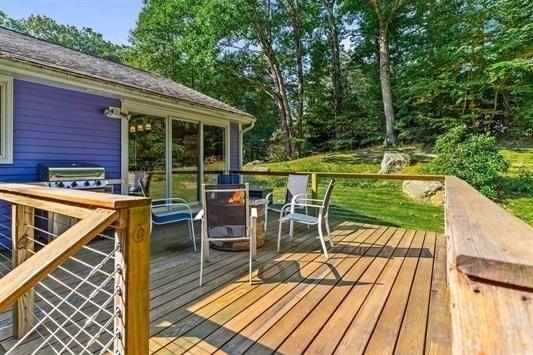 5 Plouff Ln, Exeter, NH 03833 - deck with an outdoor fire pit and a grill
