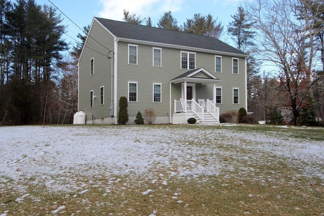 view of colonial house