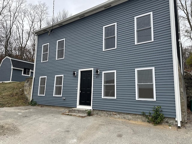 view of rear view of house