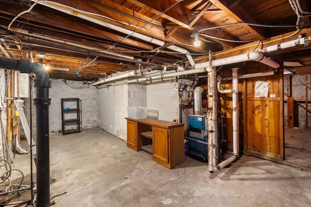 229 May St, Worcester, MA 01602 - view of unfinished basement