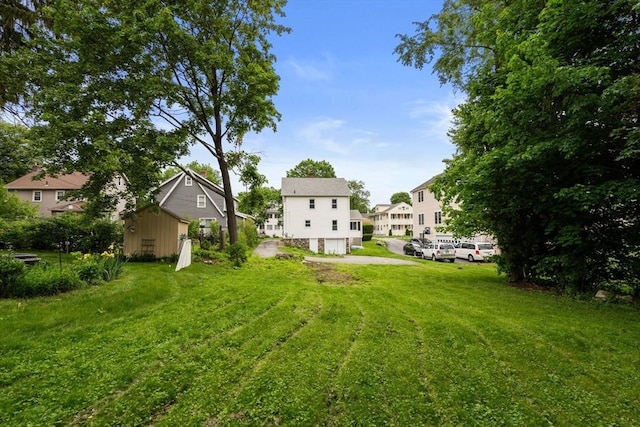 229 May St, Worcester, MA 01602 - view of green lawn with a residential view
