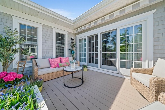 31 Chittenden Ln Unit 31, Cohasset, MA 02025 - deck featuring outdoor lounge area