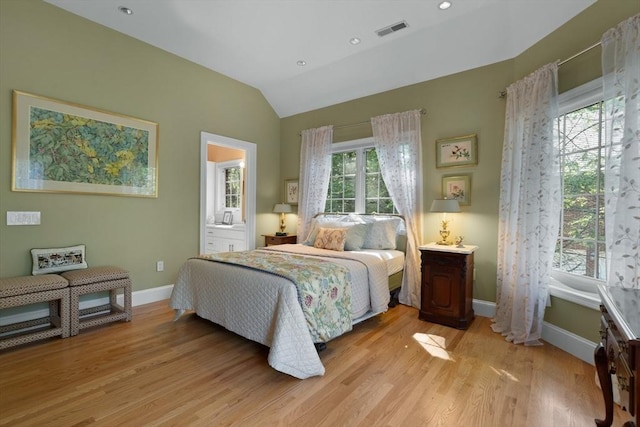 11 Fairway Dr, Andover, MA 01810 - bedroom featuring lofted ceiling and light wood-style flooring