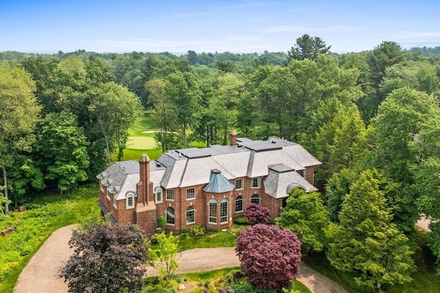 11 Fairway Dr, Andover, MA 01810 - view of subject property featuring a heavily wooded area