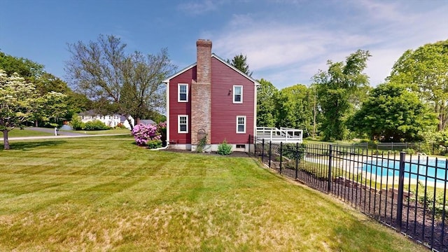 12 Prouty Ln, Rutland, MA 01543 - view of side of property with a chimney