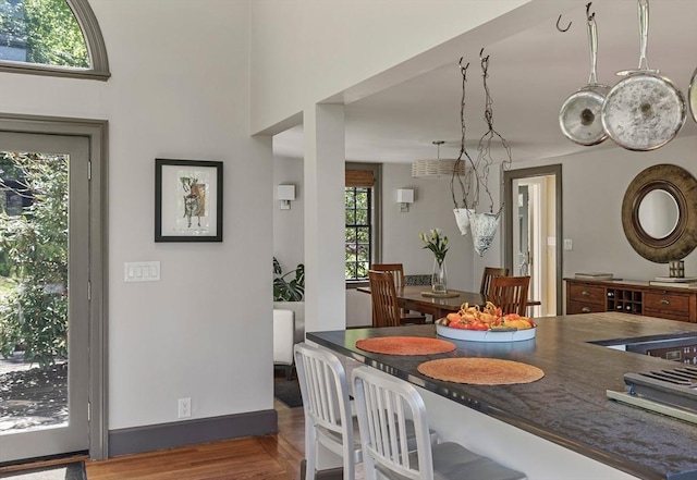 14 Meigh Rd, Newton, MA 02467 - dining area with wood finished floors and baseboards