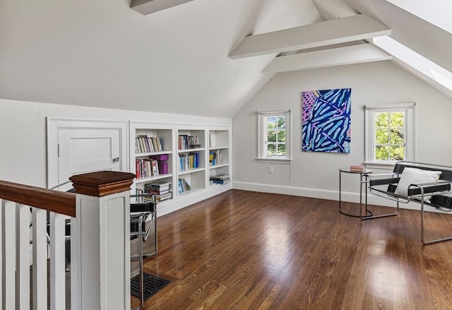 14 Meigh Rd, Newton, MA 02467 - office space featuring wood finished floors, healthy amount of natural light, built in features, and baseboards