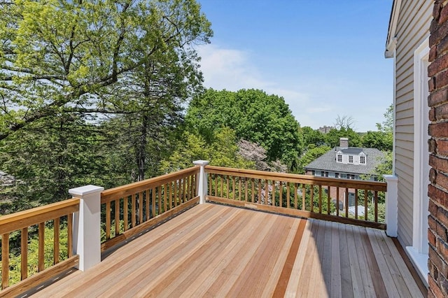 14 Meigh Rd, Newton, MA 02467 - view of wooden deck