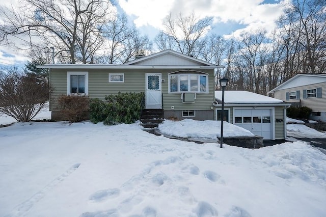 view of front of house featuring an attached garage