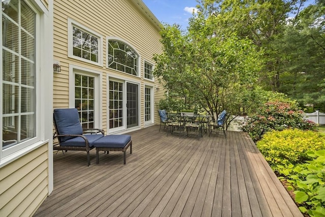 32 Bulkley Rd, Sudbury, MA 01776 - deck with outdoor dining space