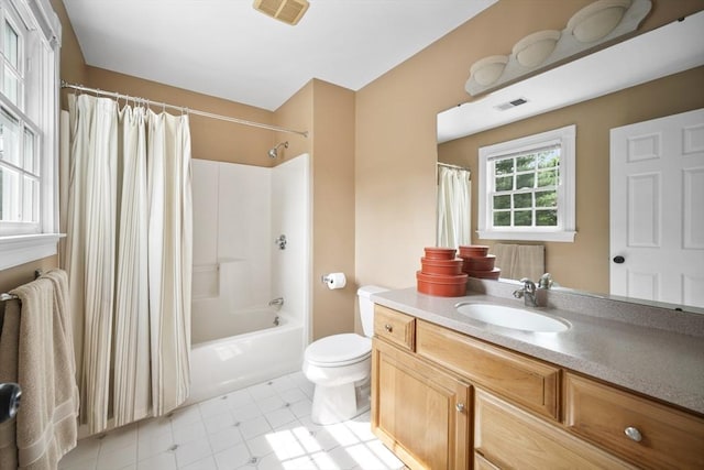 32 Bulkley Rd, Sudbury, MA 01776 - bathroom with vanity, toilet, and shower / bathtub combination with curtain
