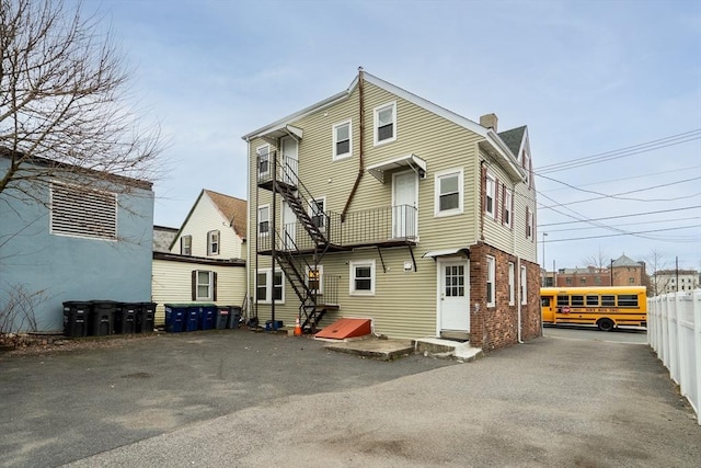 view of back of property