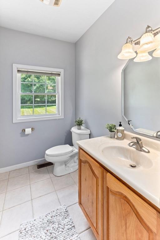 31 Swing Dr, Berkley, MA 02779 - bathroom with vanity and tile patterned flooring
