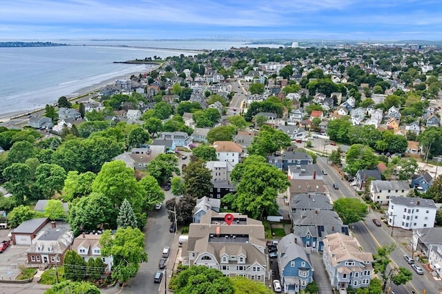 100 Burrill St Unit 3, Swampscott, MA 01907 - aerial view of residential area with a nearby body of water