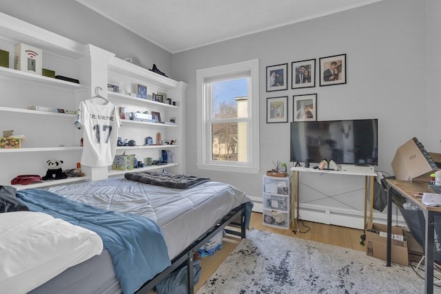 201 High St, Brookline, MA 02445 - bedroom featuring wood finished floors
