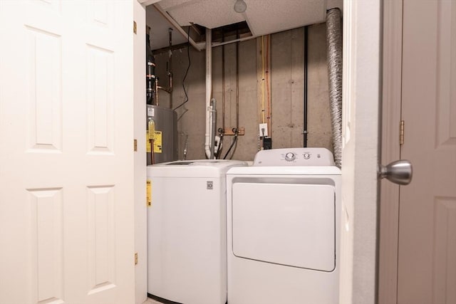 578-580 Detroit St, Fall River, MA 02721 - washroom with washer and dryer and water heater