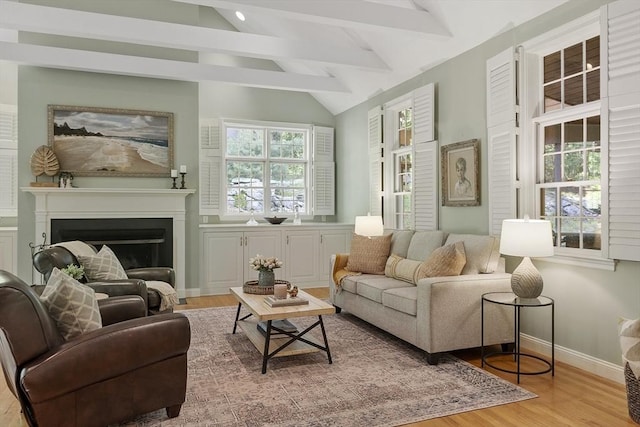 62 Waite Rd, Boxborough, MA 01719 - living area with wood finished floors, a fireplace, and baseboards