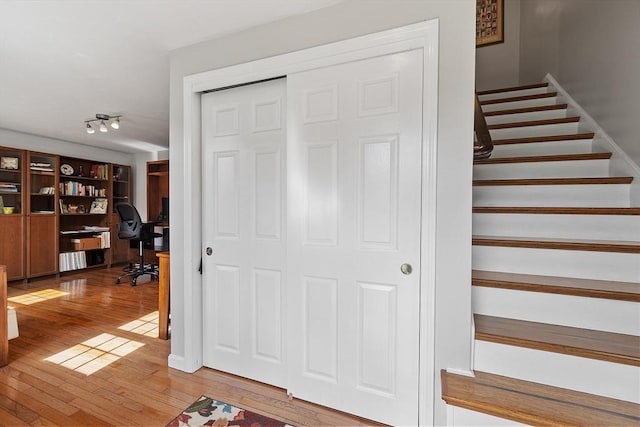 17 Lantern Ln, Leominster, MA 01453 - stairs featuring wood-type flooring
