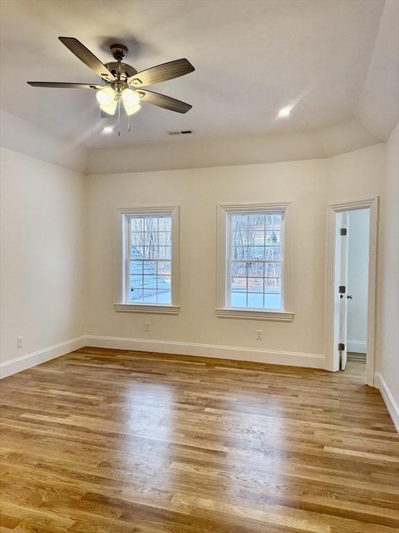 200A Randall Rd, Berlin, MA 01503 - empty room featuring wood finished floors, baseboards, and ceiling fan