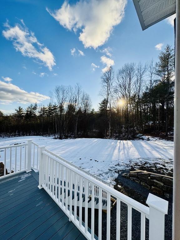 200A Randall Rd, Berlin, MA 01503 - snow covered deck with view of scattered trees