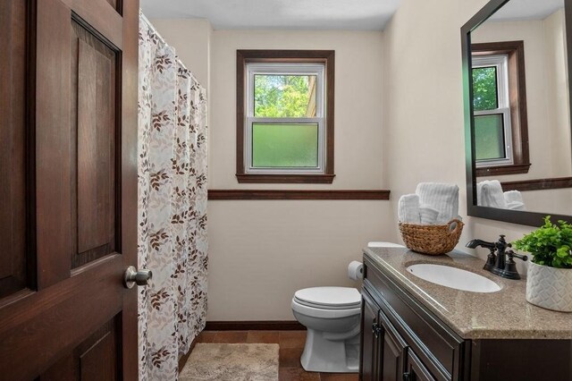 6 Myers Ln, Newbury, MA 01922 - bathroom featuring vanity and toilet
