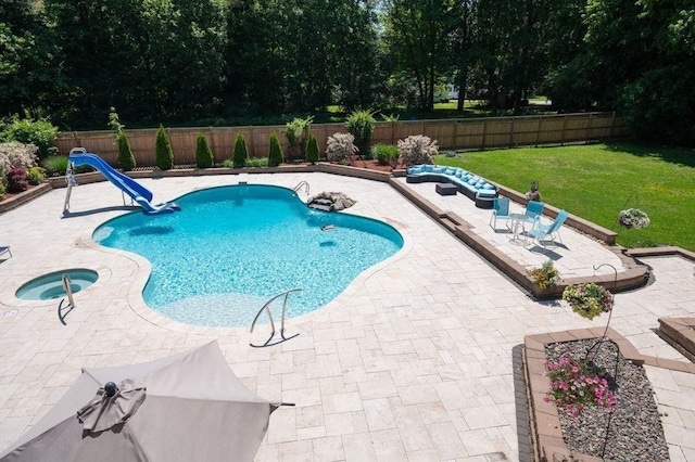 6 Myers Ln, Newbury, MA 01922 - view of pool with a patio area and view of scattered trees