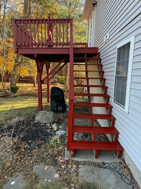 exterior space featuring a grill